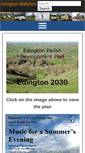Mobile Screenshot of edingtonwiltshire.org.uk
