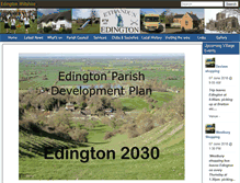 Tablet Screenshot of edingtonwiltshire.org.uk